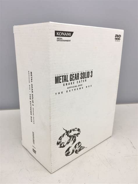 metal gear solid3 snake eater official dvd the extreme box|when did mgs3 come out.